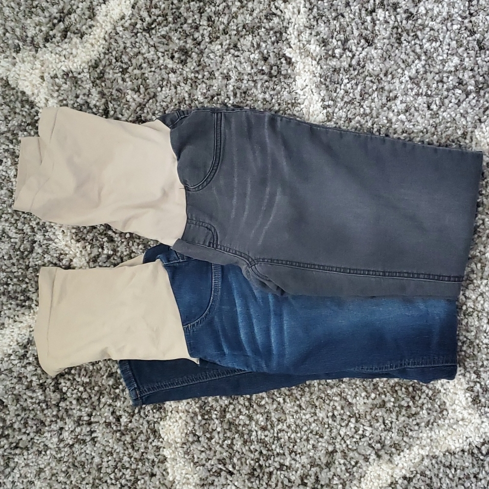 2 pairs maternity "jeggings"